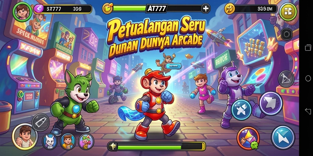 Tampilan seru gameplay AT777 dengan aksi yang mendebarkan.