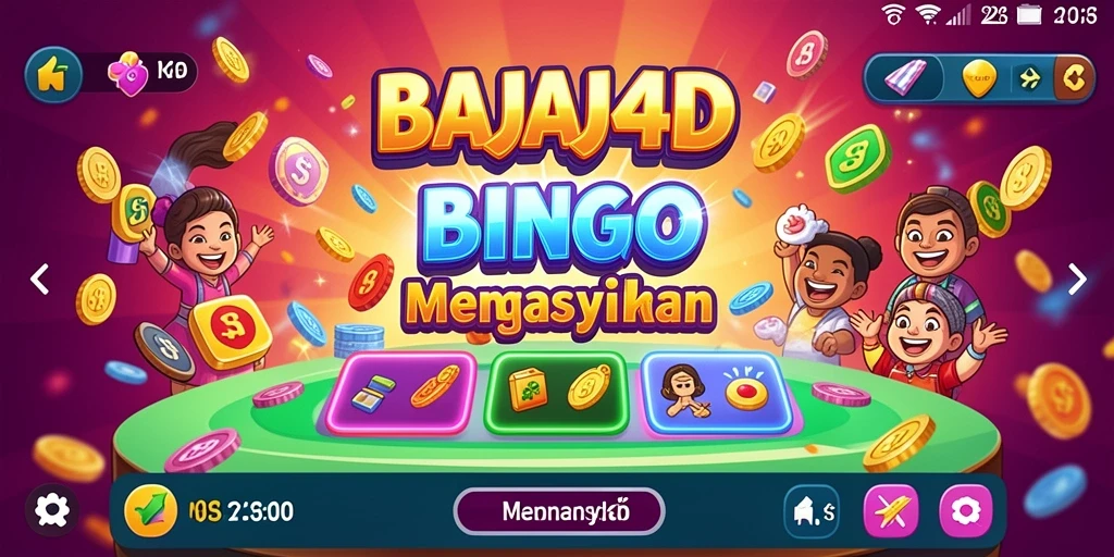 Tampilan gameplay seru di BAJAJ4D yang penuh warna.
