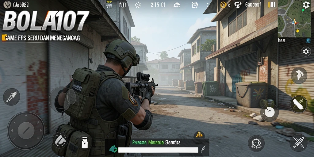 Tampilan gameplay seru dan menegangkan di BOLA07.