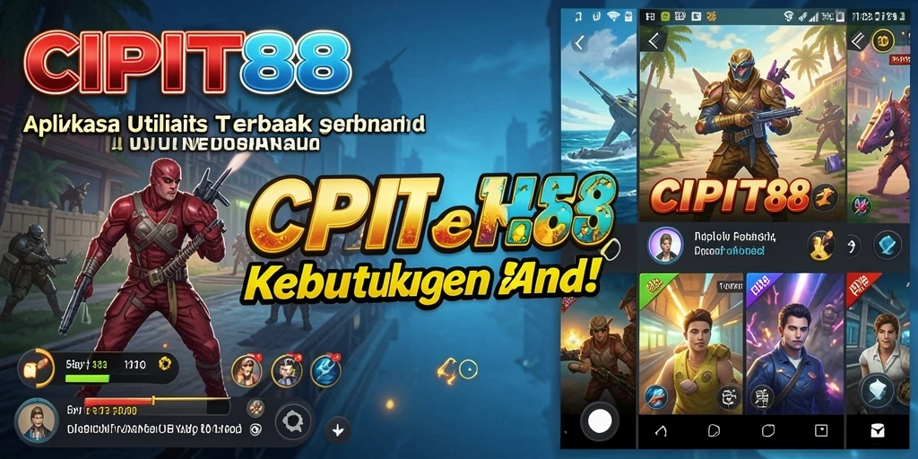 Screenshot utama tampilan antarmuka CIPIT88 yang user-friendly.
