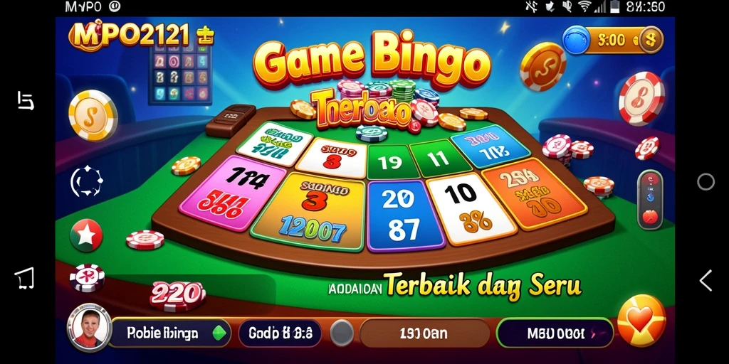 Tampilan menarik dari gameplay Bingo di MPO2121.