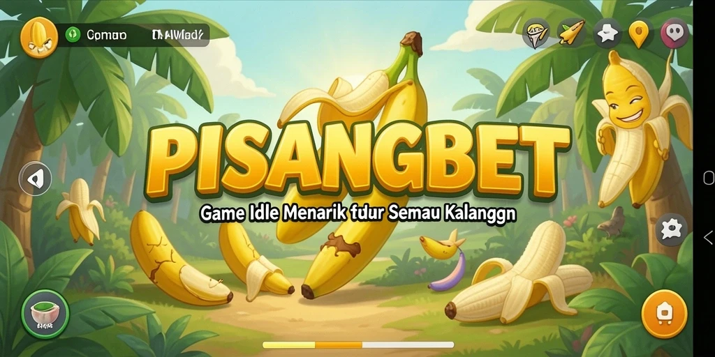 Tangkapan layar utama PISANGBET menampilkan gameplay Idle yang seru dan menarik.