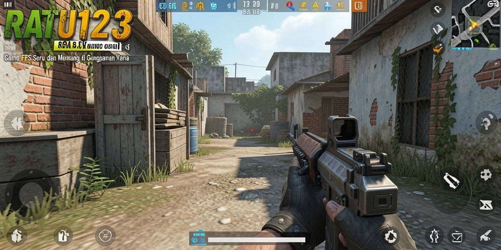 Tampilkan gameplay seru dan menegangkan dari RATU123.