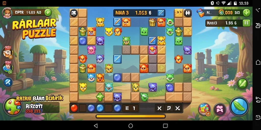 Tampilan gameplay RPRR yang menarik dengan berbagai tantangan puzzle.