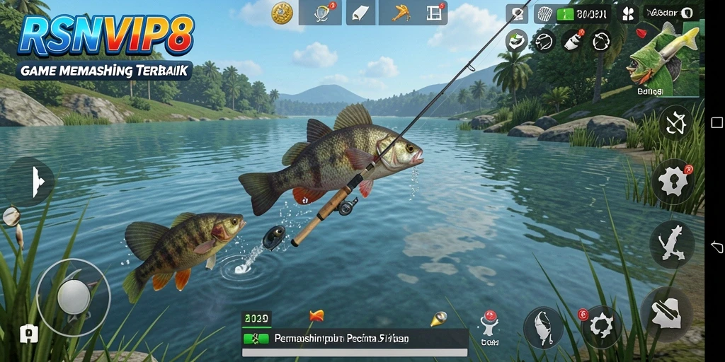 Gameplay seru memancing ikan di RSNVIP8 dengan grafis menawan.