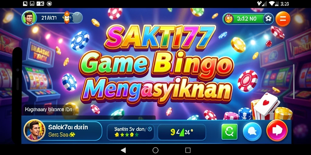 Screenshot gameplay menampilkan keseruan bermain Bingo di SAKTI77.