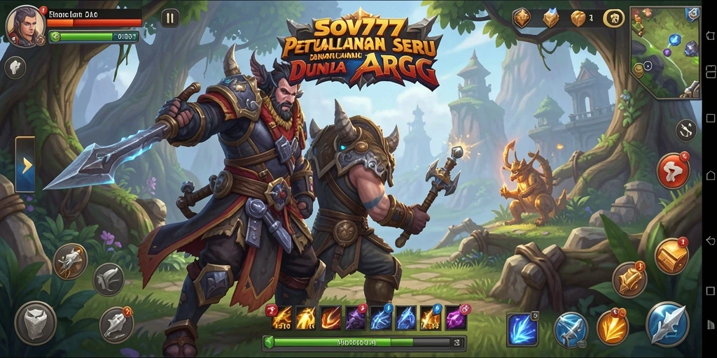 Tampilan gameplay epik dalam SOV777, penuh aksi dan petualangan.