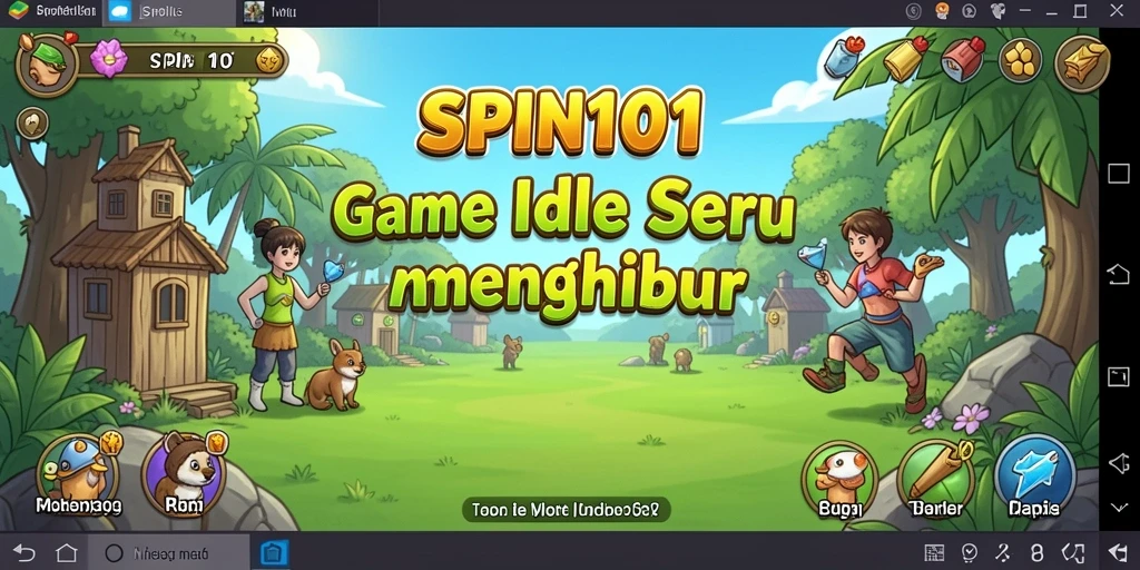 Tampilan gameplay SPIN101 yang seru dan penuh warna.