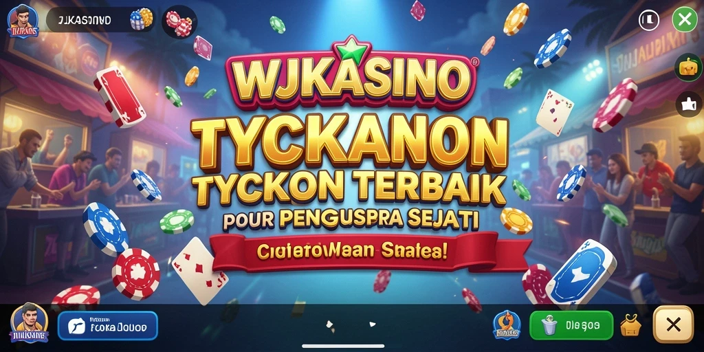 Gameplay WJKASINO yang menarik dengan desain kasino unik.